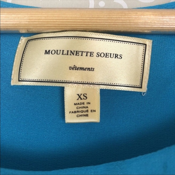 Anthropologie Moulinette Soeurs Fontes Silk Top - Picture 7 of 8